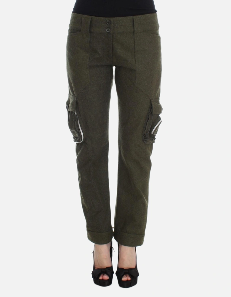 Cargo Pants Model Women - Green Jeans