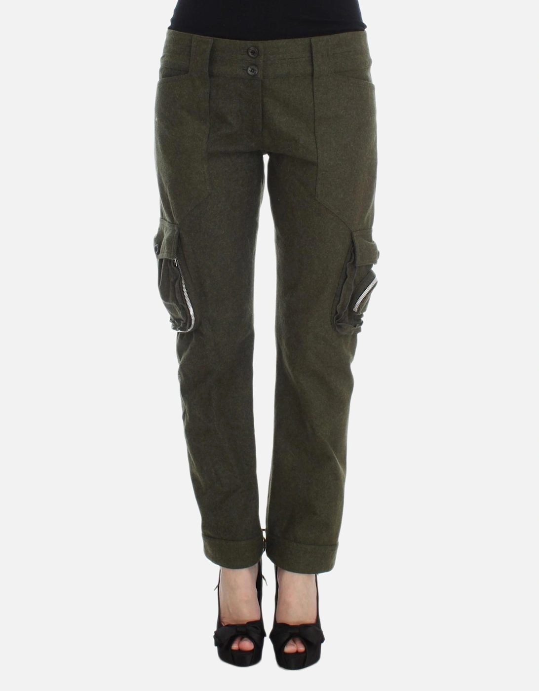 Cargo Pants Model Women - Green Jeans, 7 of 6