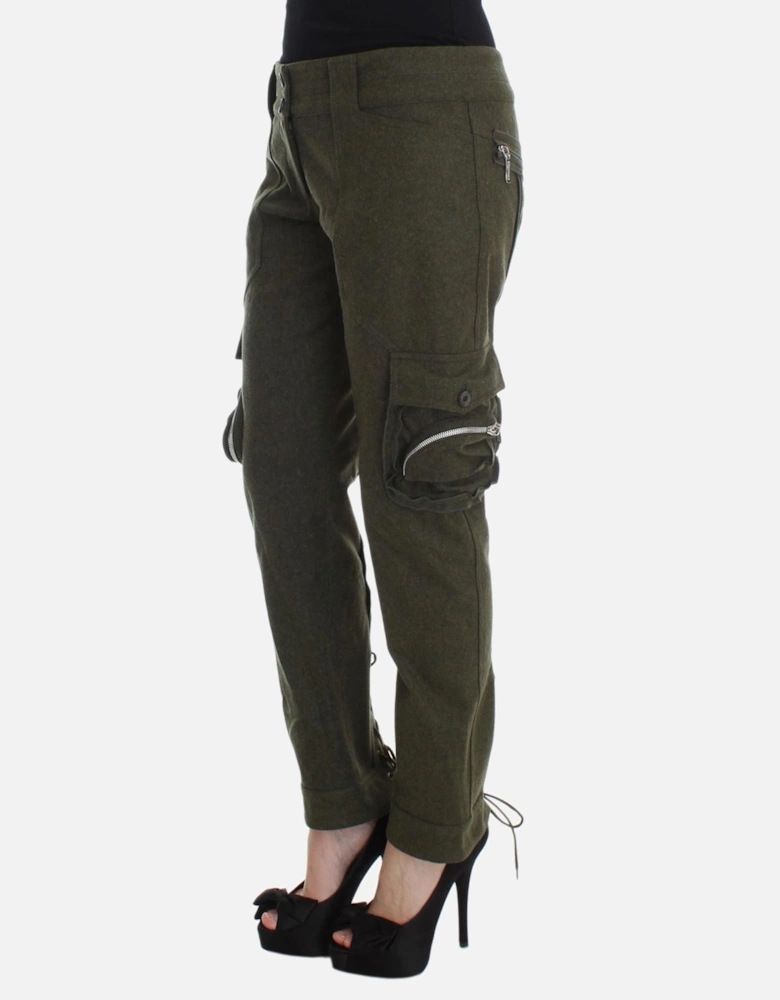 Cargo Pants Model Women - Green Jeans