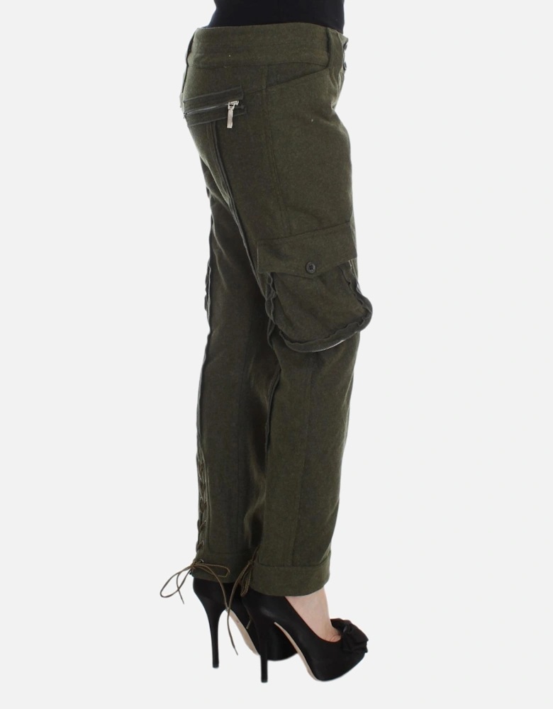 Cargo Pants Model Women - Green Jeans