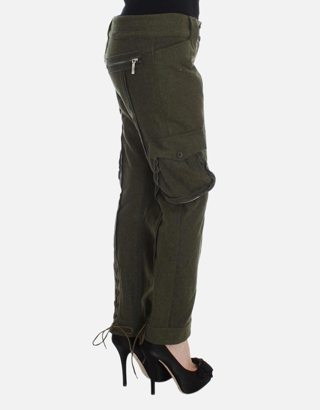 Cargo Pants Model Women - Green Jeans