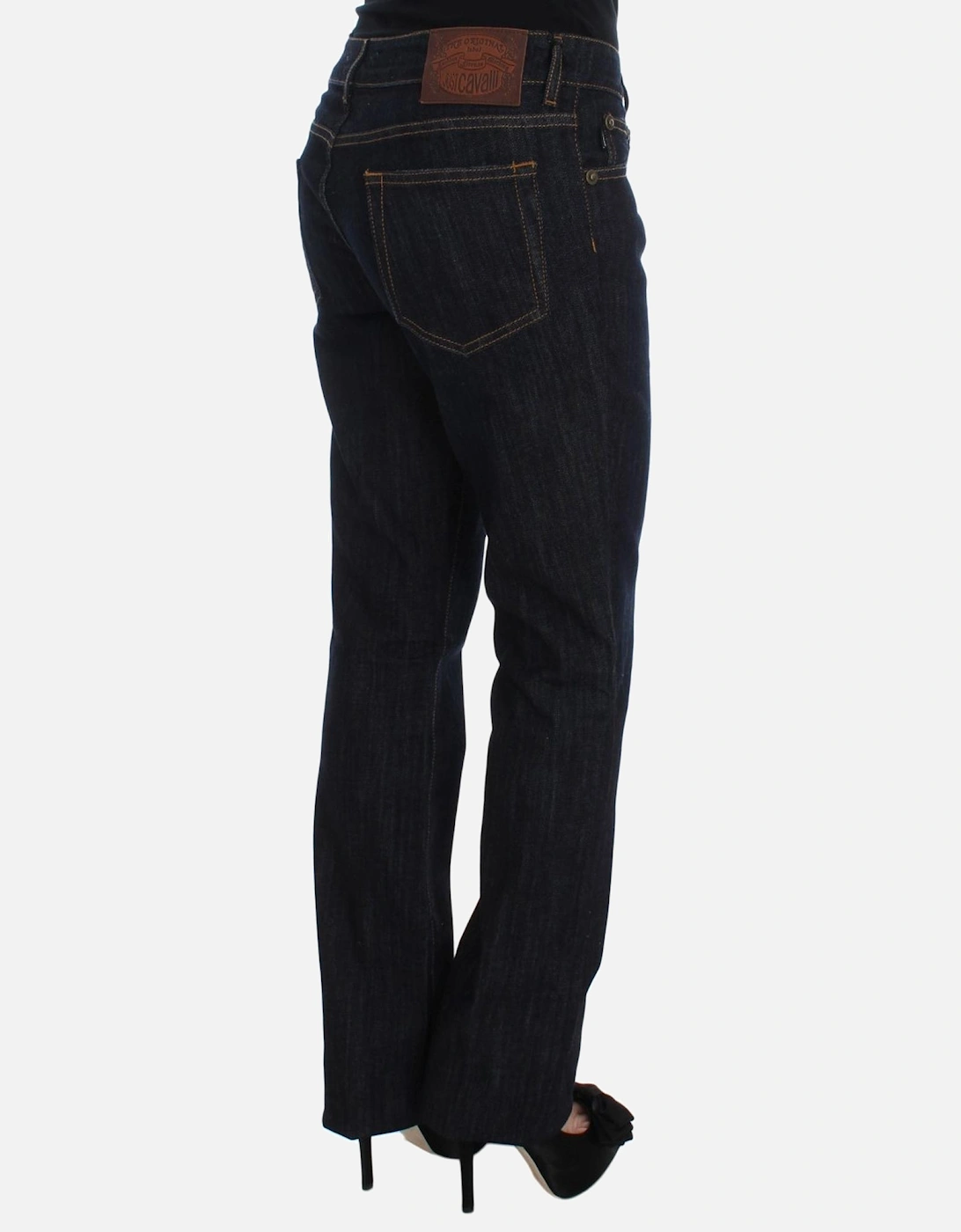 Straight Fit Jeans with Zipper Fly Women - Blue Jeans