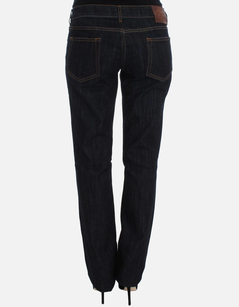 Straight Fit Jeans with Zipper Fly Women - Blue Jeans