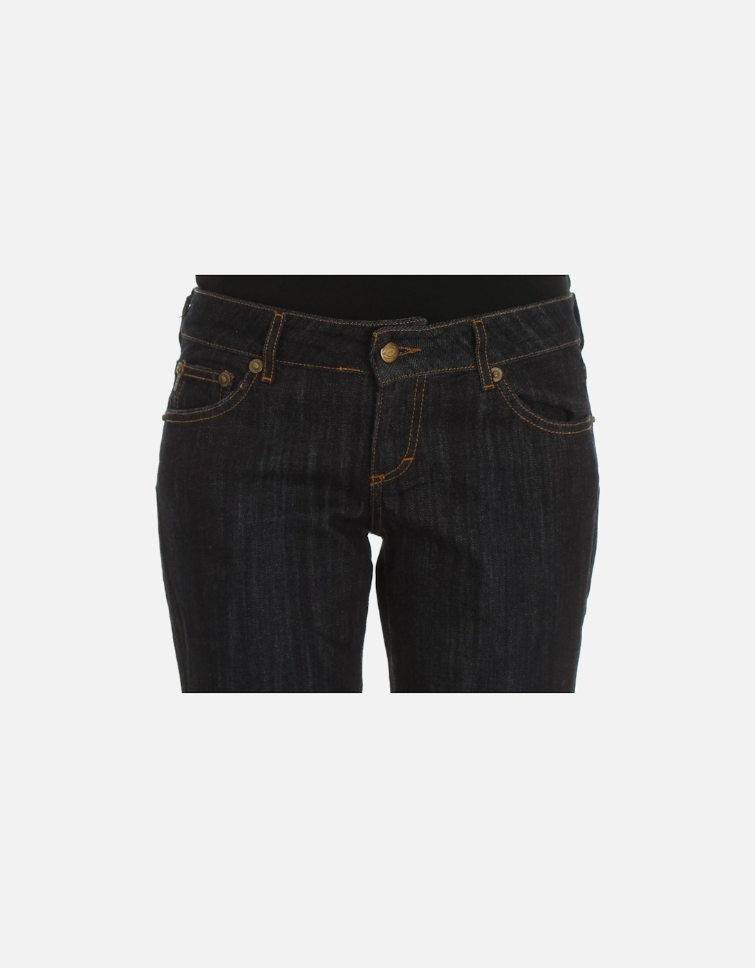 Straight Fit Jeans with Zipper Fly Women - Blue Jeans