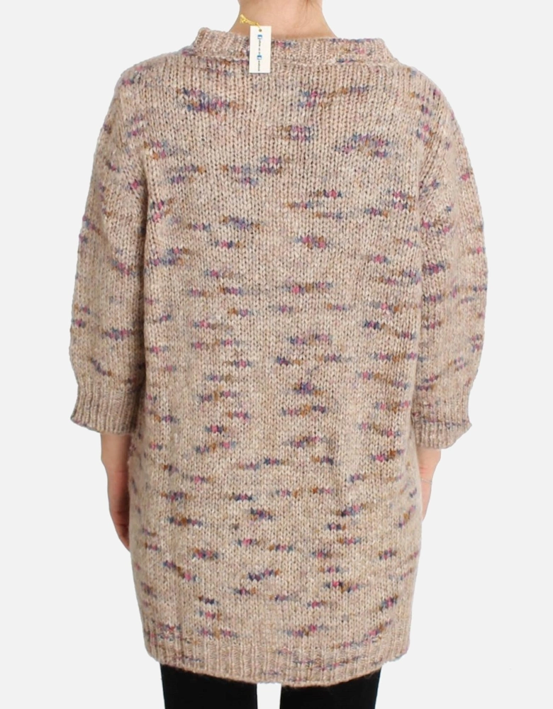 Multicolor Knitwear Pullover Sweater Women - Beige