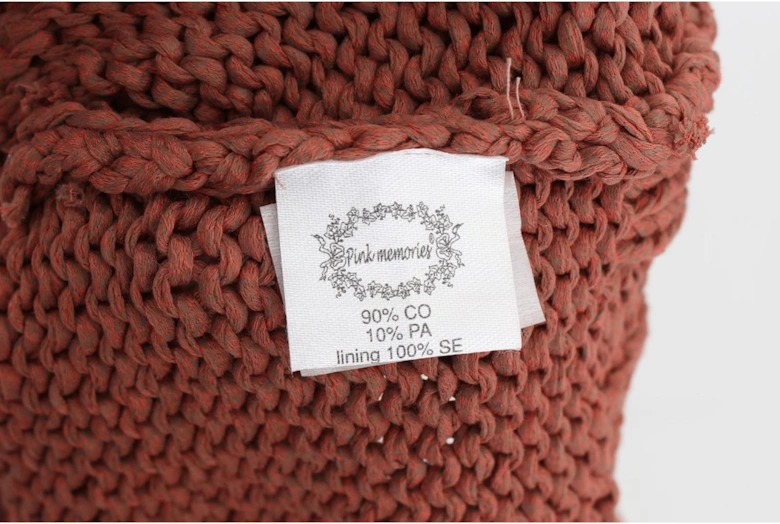 Knitted Cotton Blend Sleeveless Vest Sweater Women - Red
