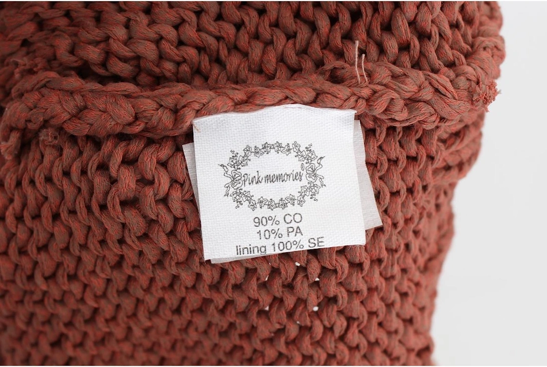 Knitted Cotton Blend Sleeveless Vest Sweater Women - Red