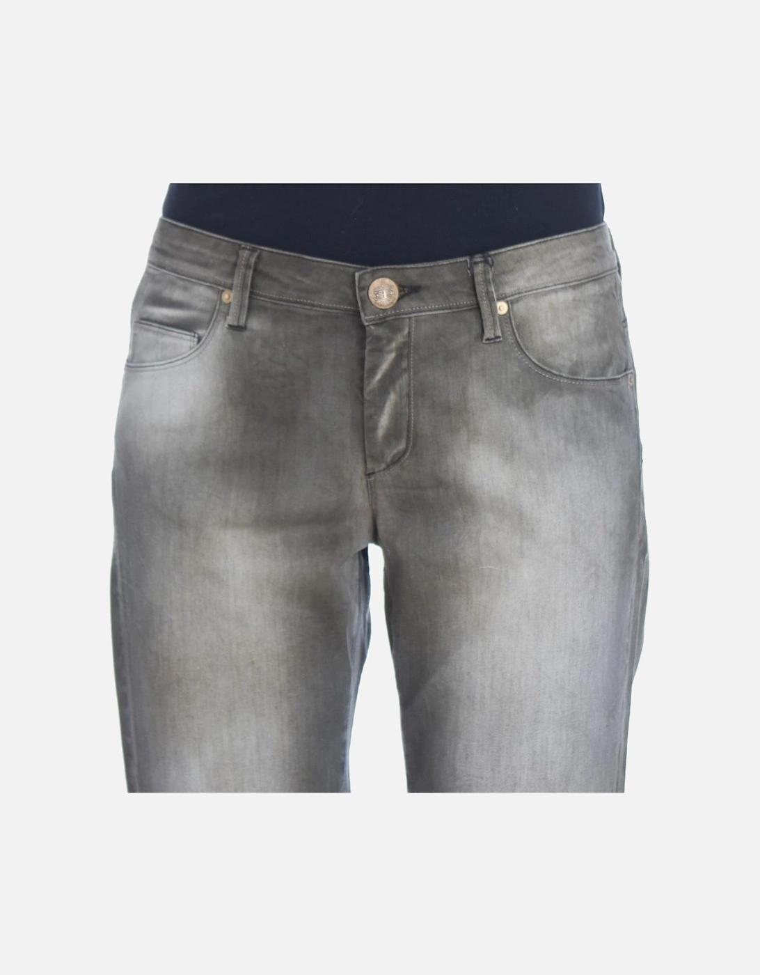 Grey Straight Leg Jeans Women - Gray Jeans