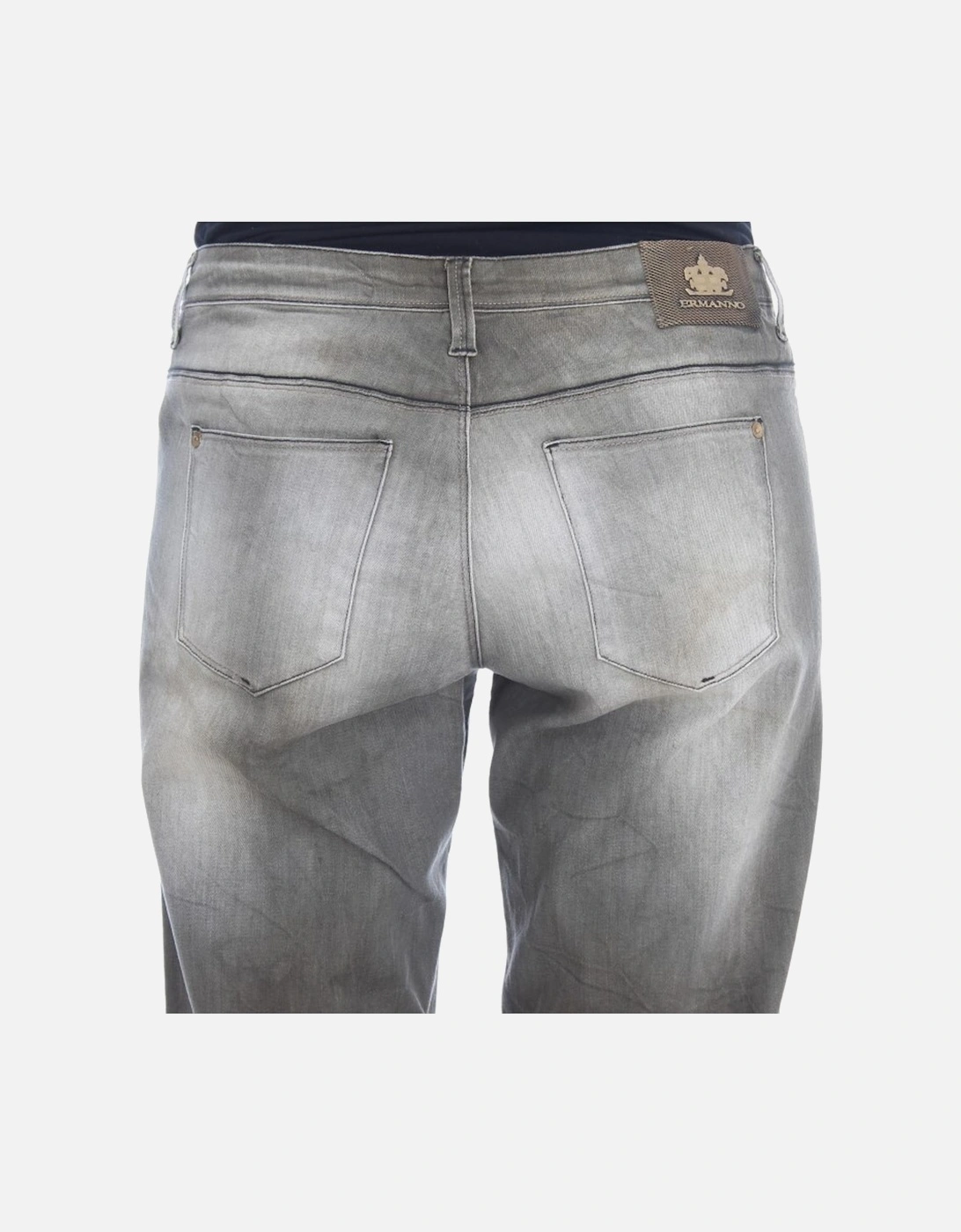 Grey Straight Leg Jeans Women - Gray Jeans