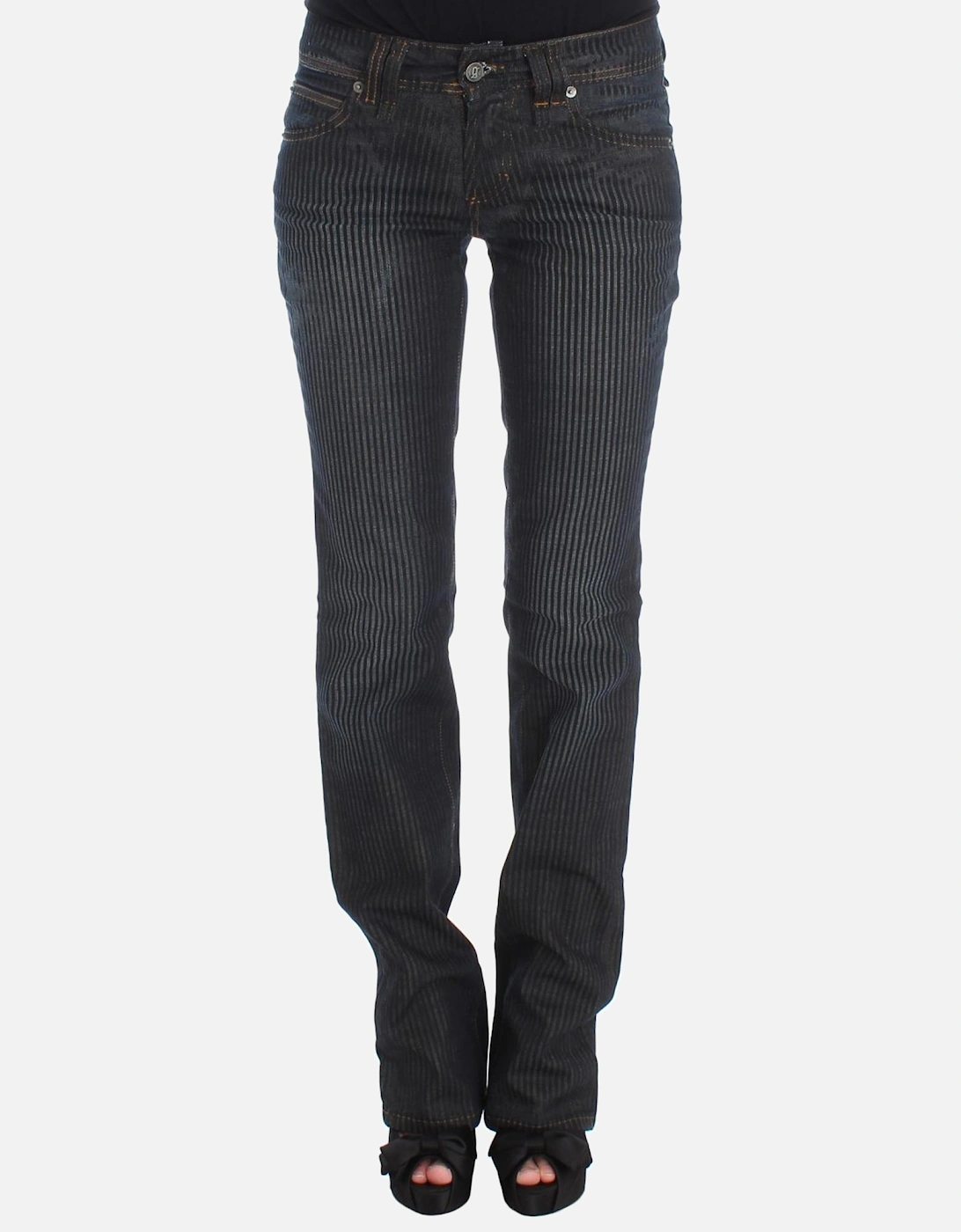 Slim Fit Bootcut Jeans Women - Blue Jeans, 7 of 6