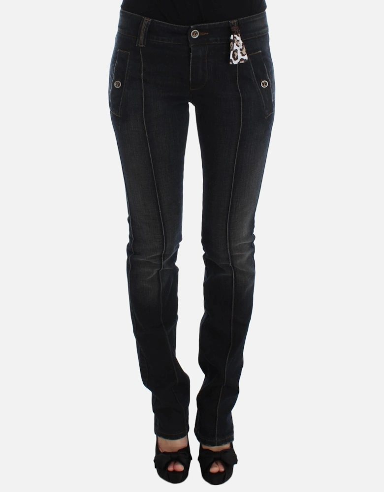 Slim Fit 100% Cotton Jeans Women - Blue Jeans