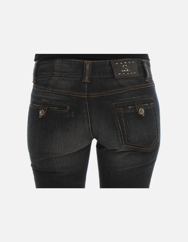 Slim Fit 100% Cotton Jeans Women - Blue Jeans