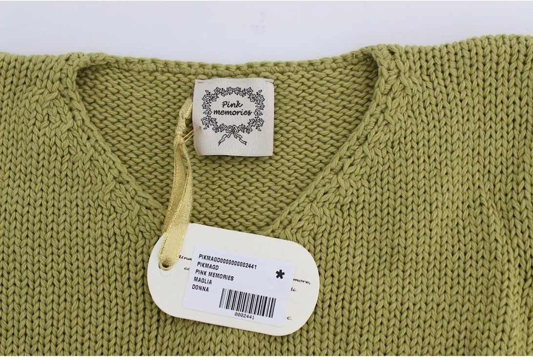 Knit Sleeveless Vest Casual VNeck Women - Green Sweaters