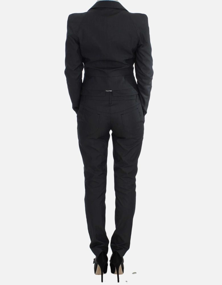 Gray Pant Suit Professional Business Blazer Women Suits
