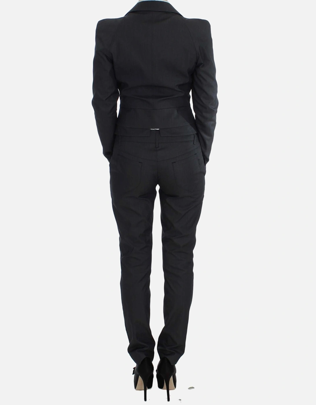 Gray Pant Suit Professional Business Blazer Women Suits