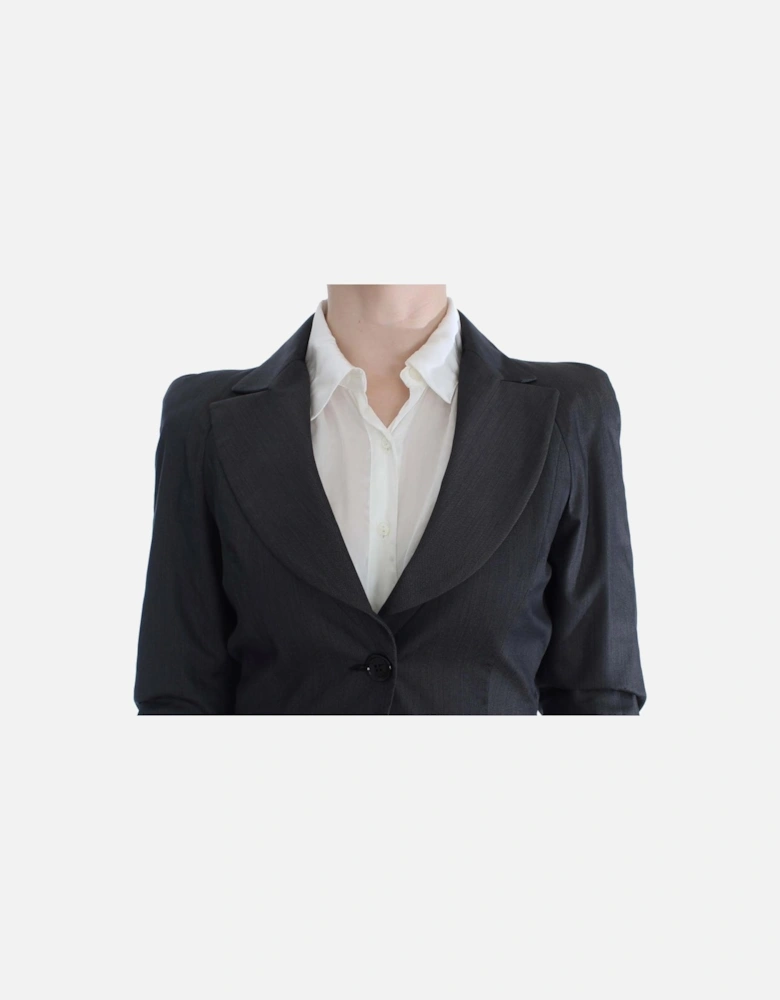 Gray Pant Suit Professional Business Blazer Women Suits