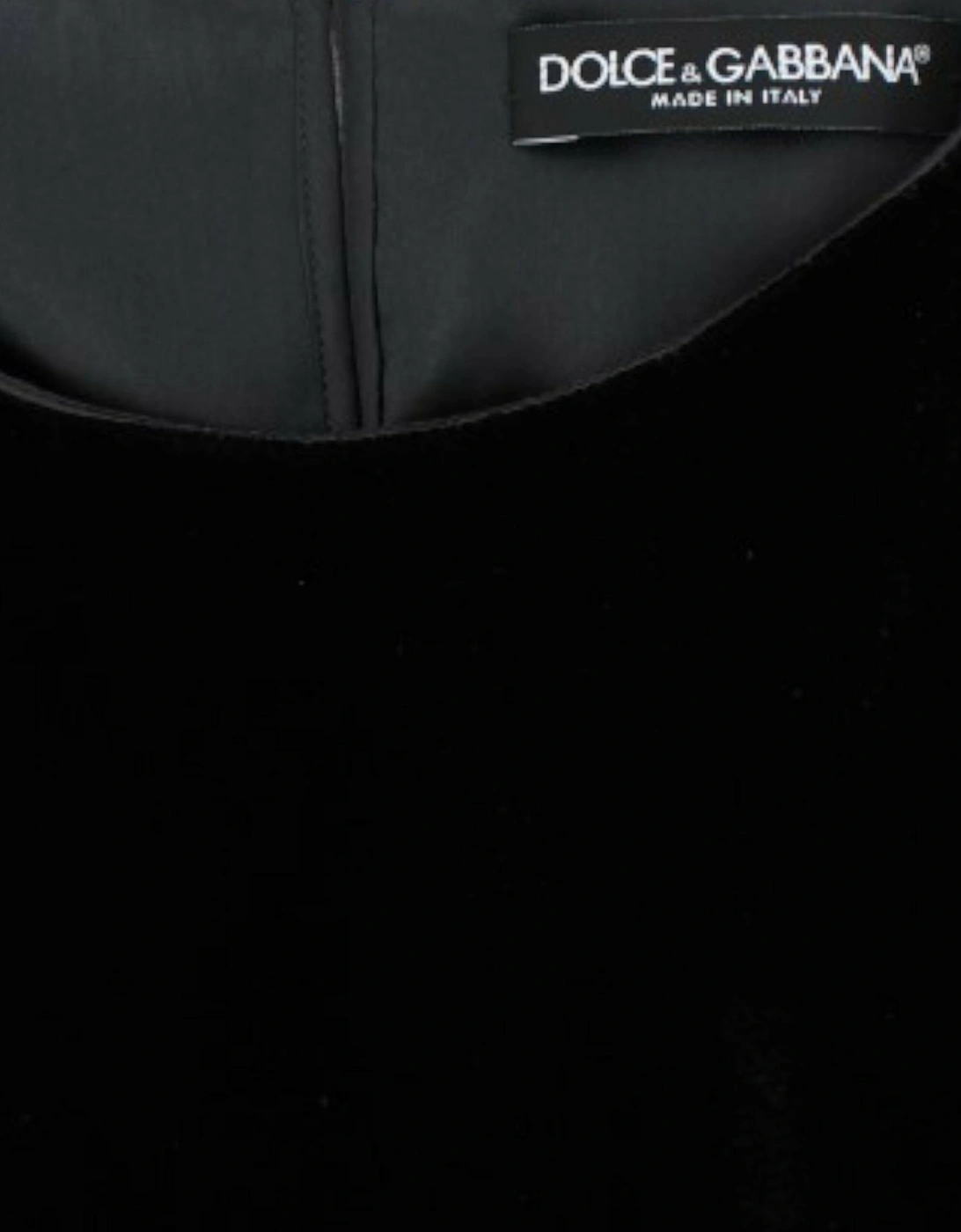 Velvet Top Short Sleeves Women - Black T-Shirts