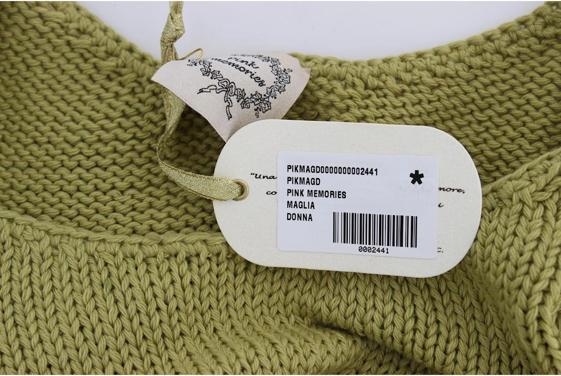 Knit Tank Top Sleeveless Crop Top Women - Green Sweaters