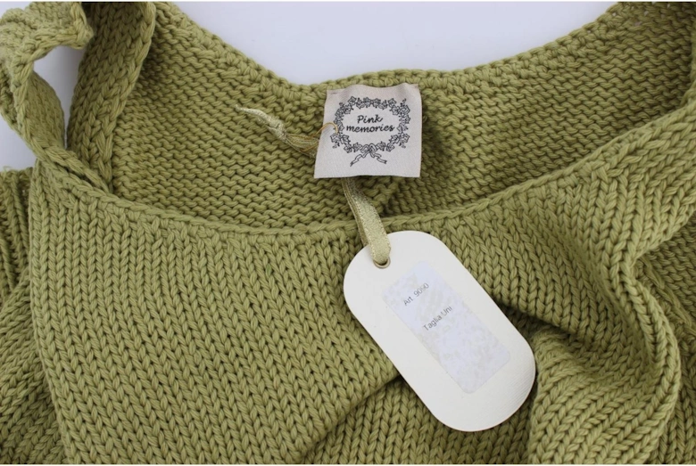 Knit Tank Top Sleeveless Crop Top Women - Green Sweaters