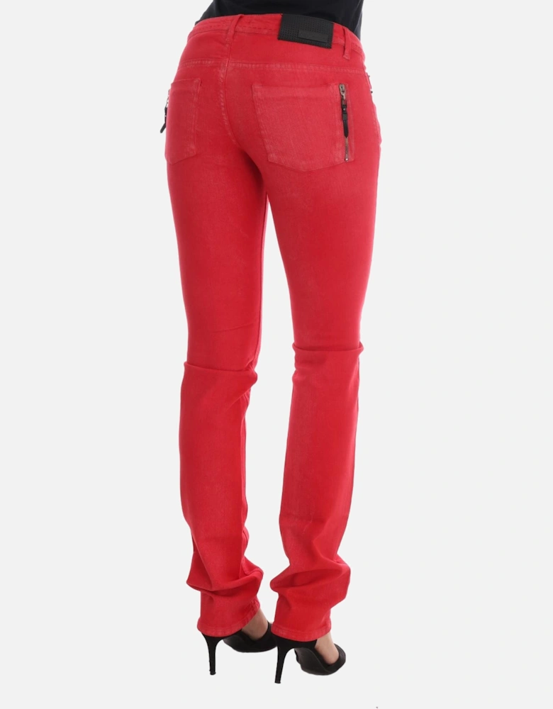 Red Jeans Women Jeans