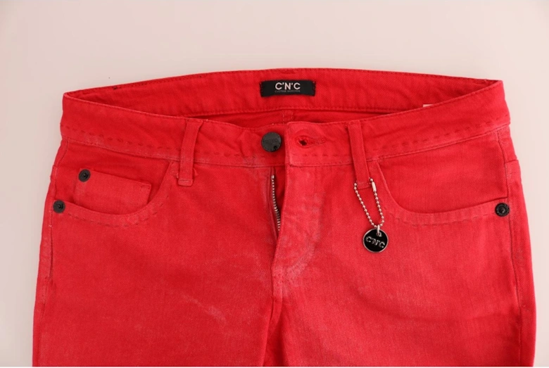 Red Jeans Women Jeans