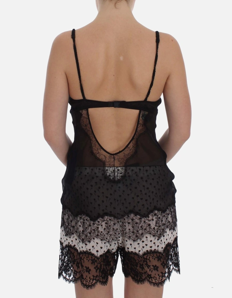 Dolce Gabbana Chemise Lace Detail Women - Black Underwear