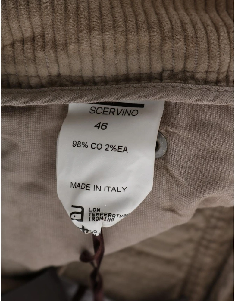 Corduroy Pants Casual Style Women - Beige Jeans