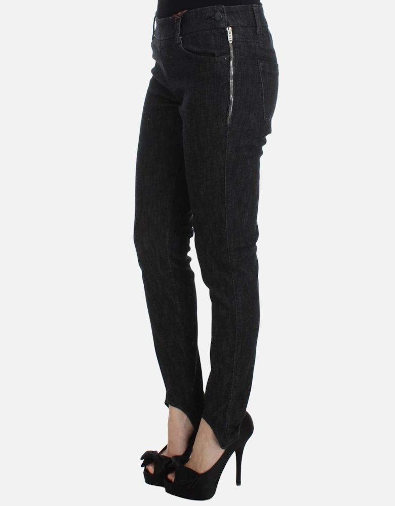 Slim Fit Cotton-Polymer Jeans Women - Blue Jeans