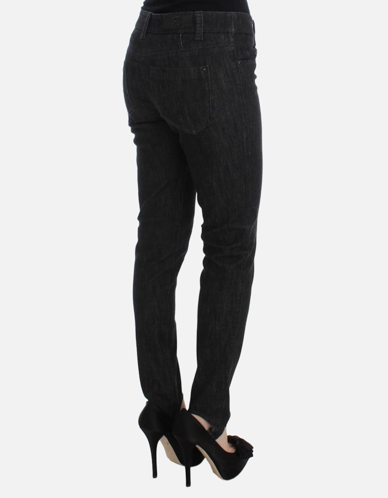 Slim Fit Cotton-Polymer Jeans Women - Blue Jeans