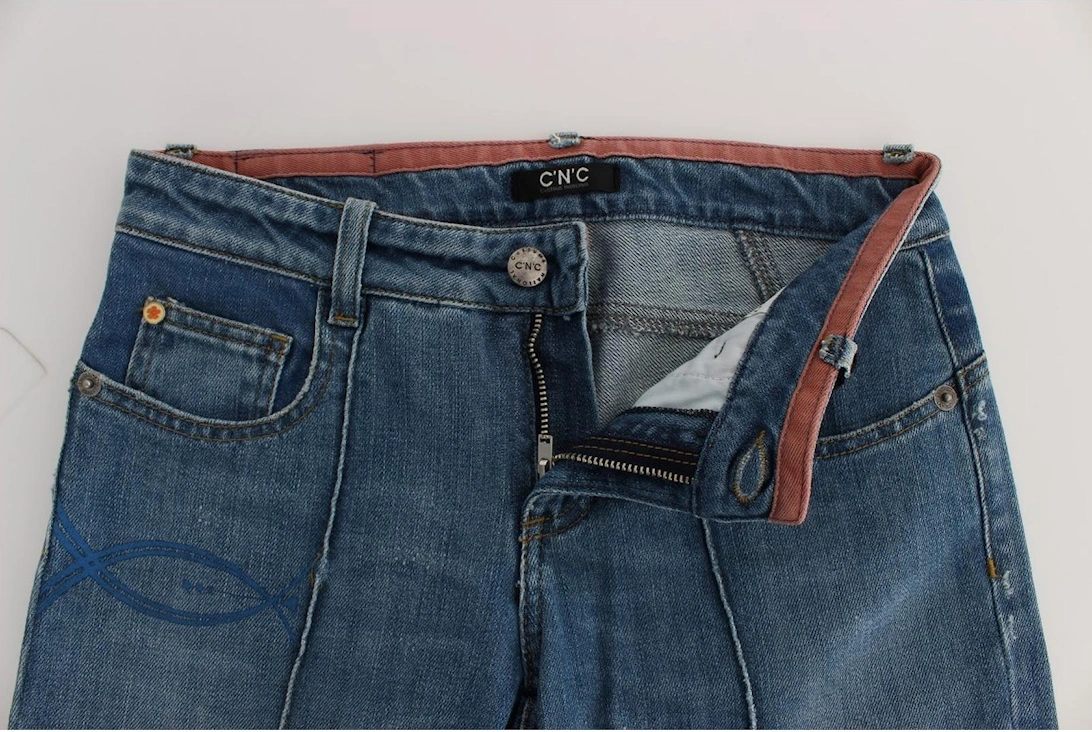 Jeans Straight Leg Women - Blue Jeans