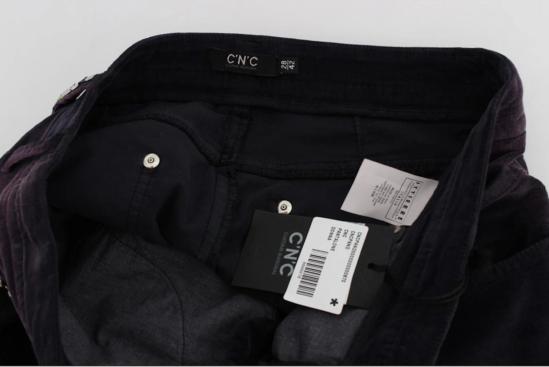 Velvet Skinny Jeans Women - Purple Jeans