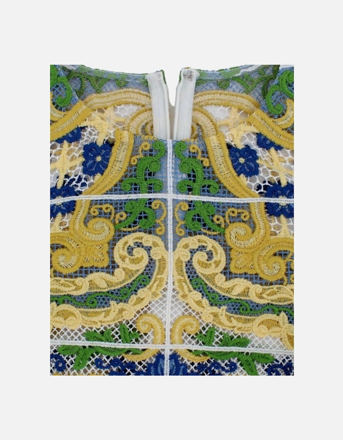 Dolce Gabbana Sleeveless Embroidered Top Women - Multicolor Sweaters