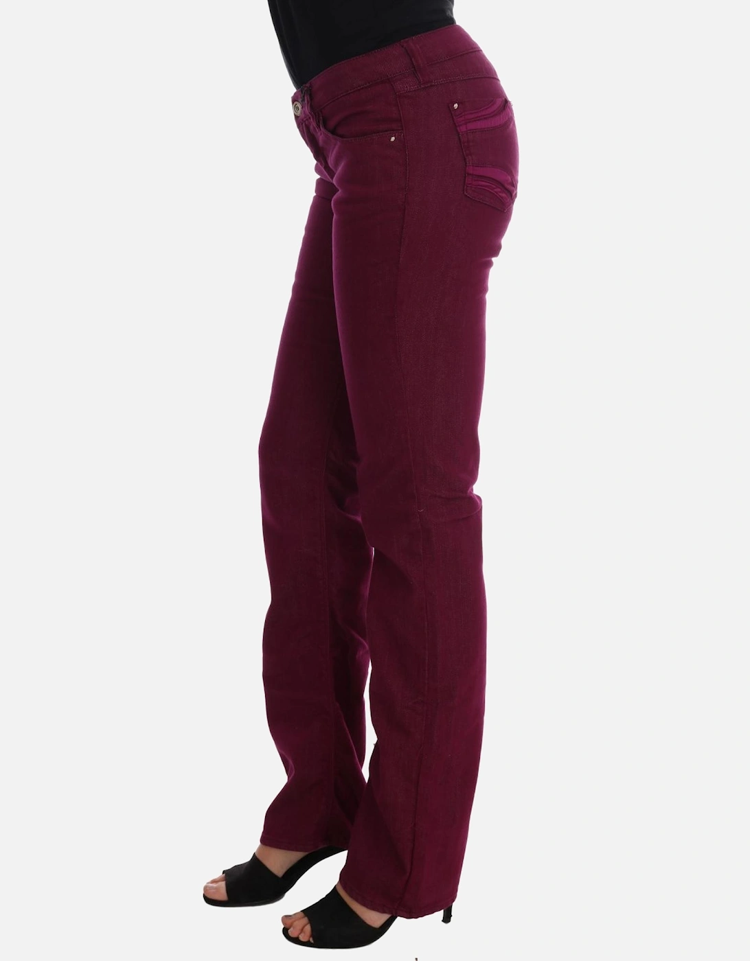 Slim Fit Jeans Women - Red Jeans