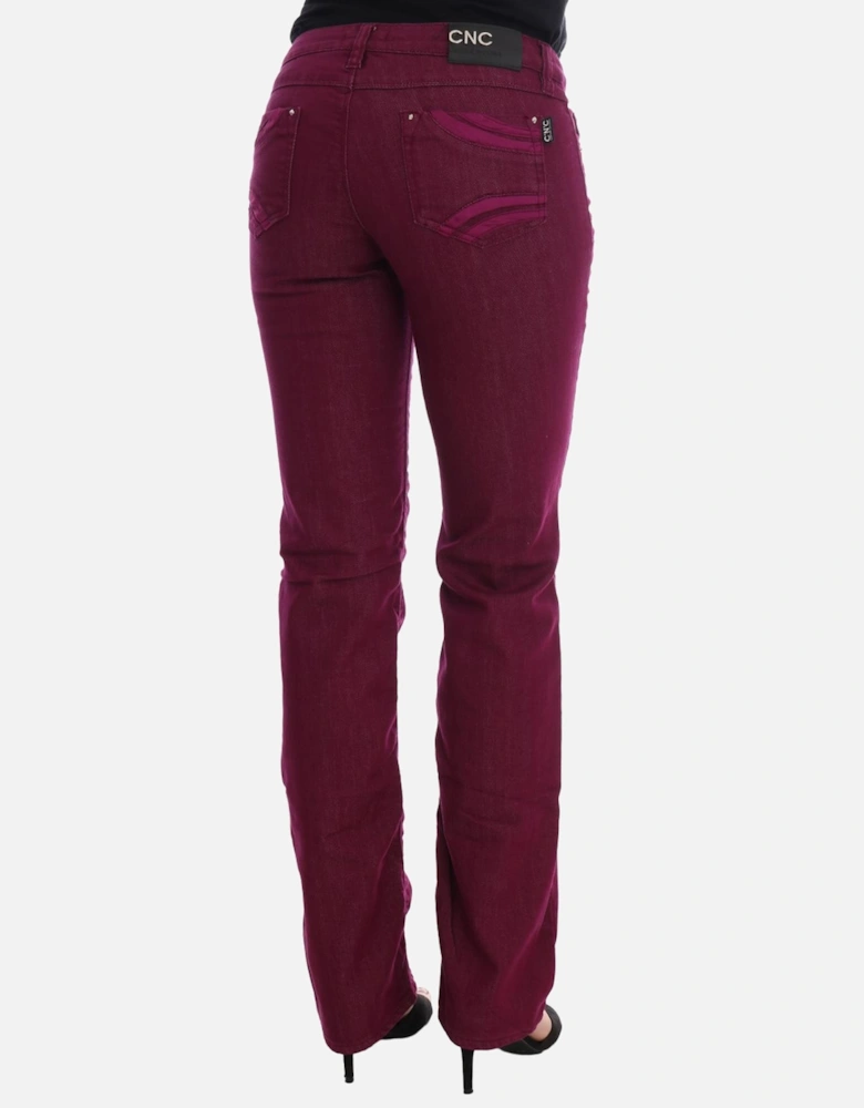 Slim Fit Jeans Women - Red Jeans