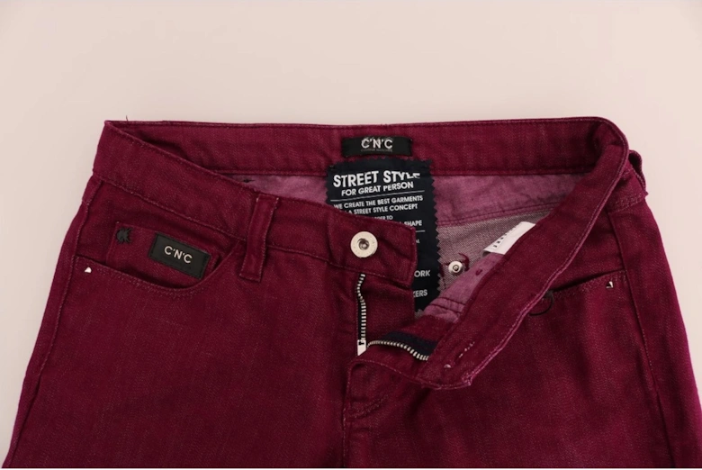 Slim Fit Jeans Women - Red Jeans