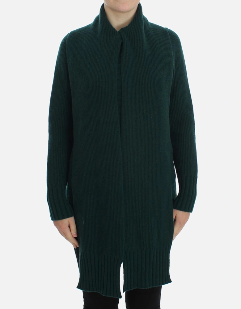 Dolce Gabbana Cardigan Long Sleeves High Neck Women - Green Sweaters