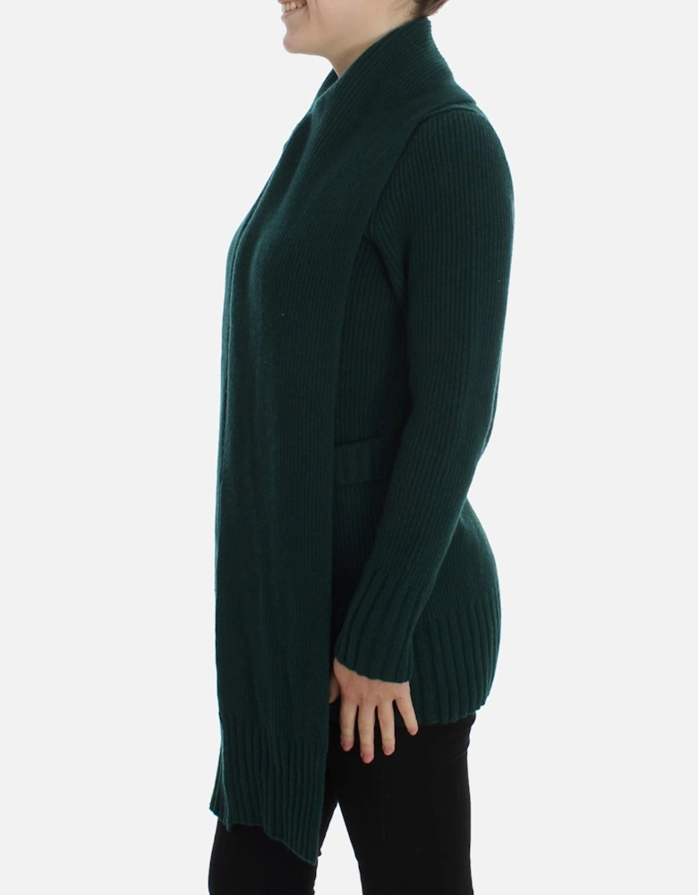 Dolce Gabbana Cardigan Long Sleeves High Neck Women - Green Sweaters