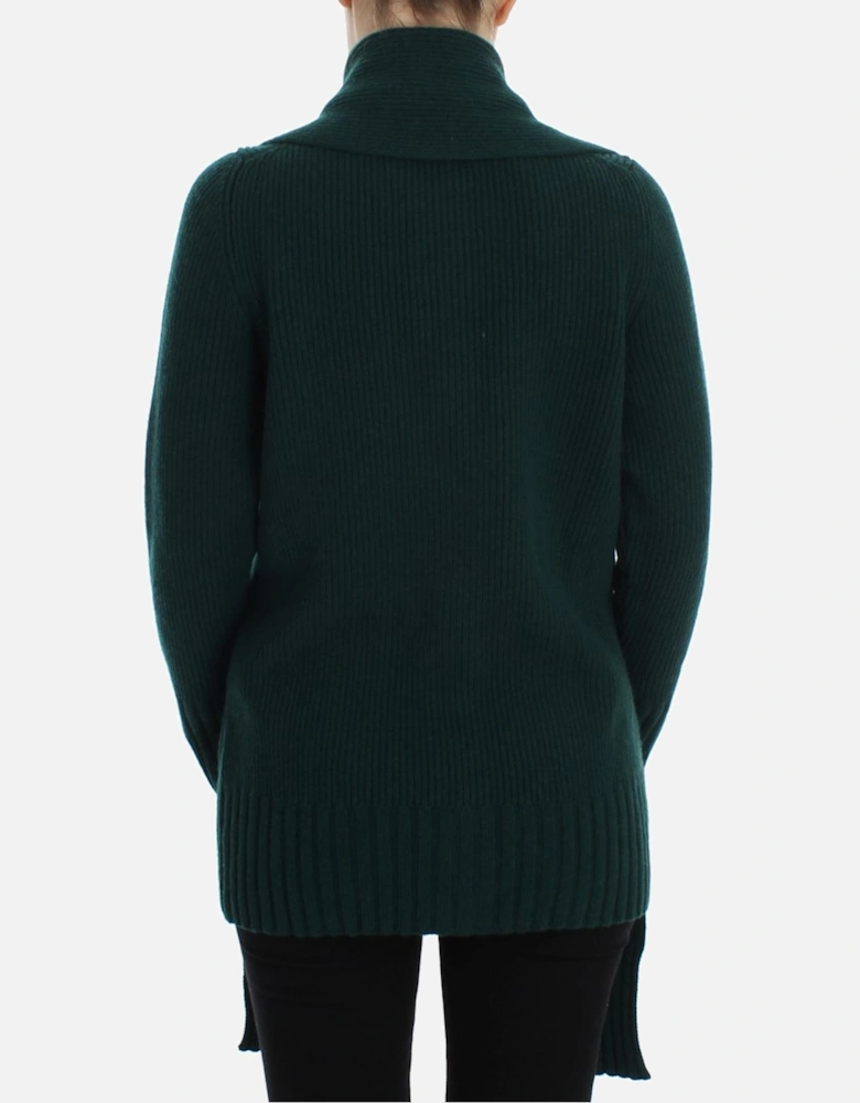 Dolce Gabbana Cardigan Long Sleeves High Neck Women - Green Sweaters