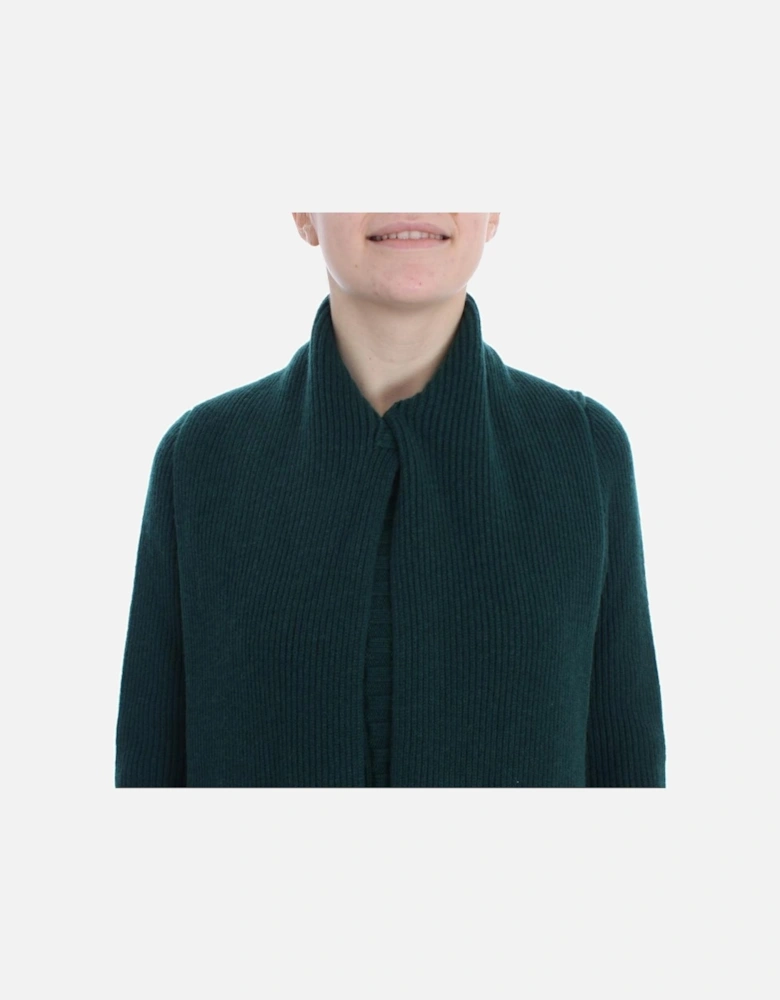 Dolce Gabbana Cardigan Long Sleeves High Neck Women - Green Sweaters