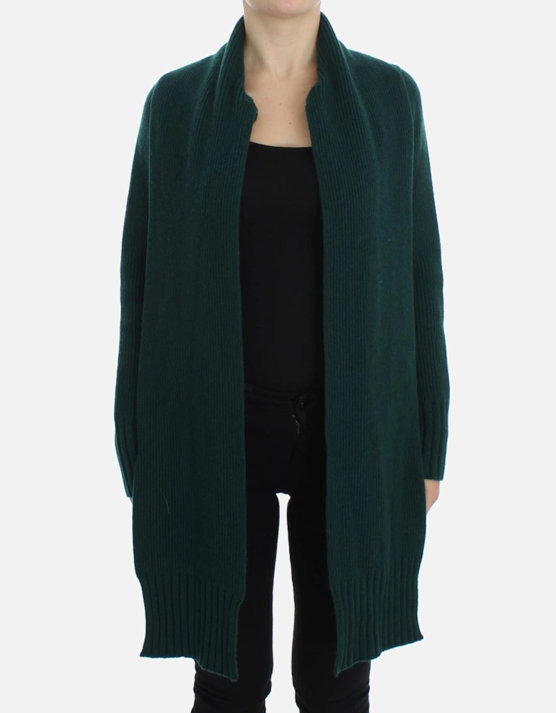 Dolce Gabbana Cardigan Long Sleeves High Neck Women - Green Sweaters