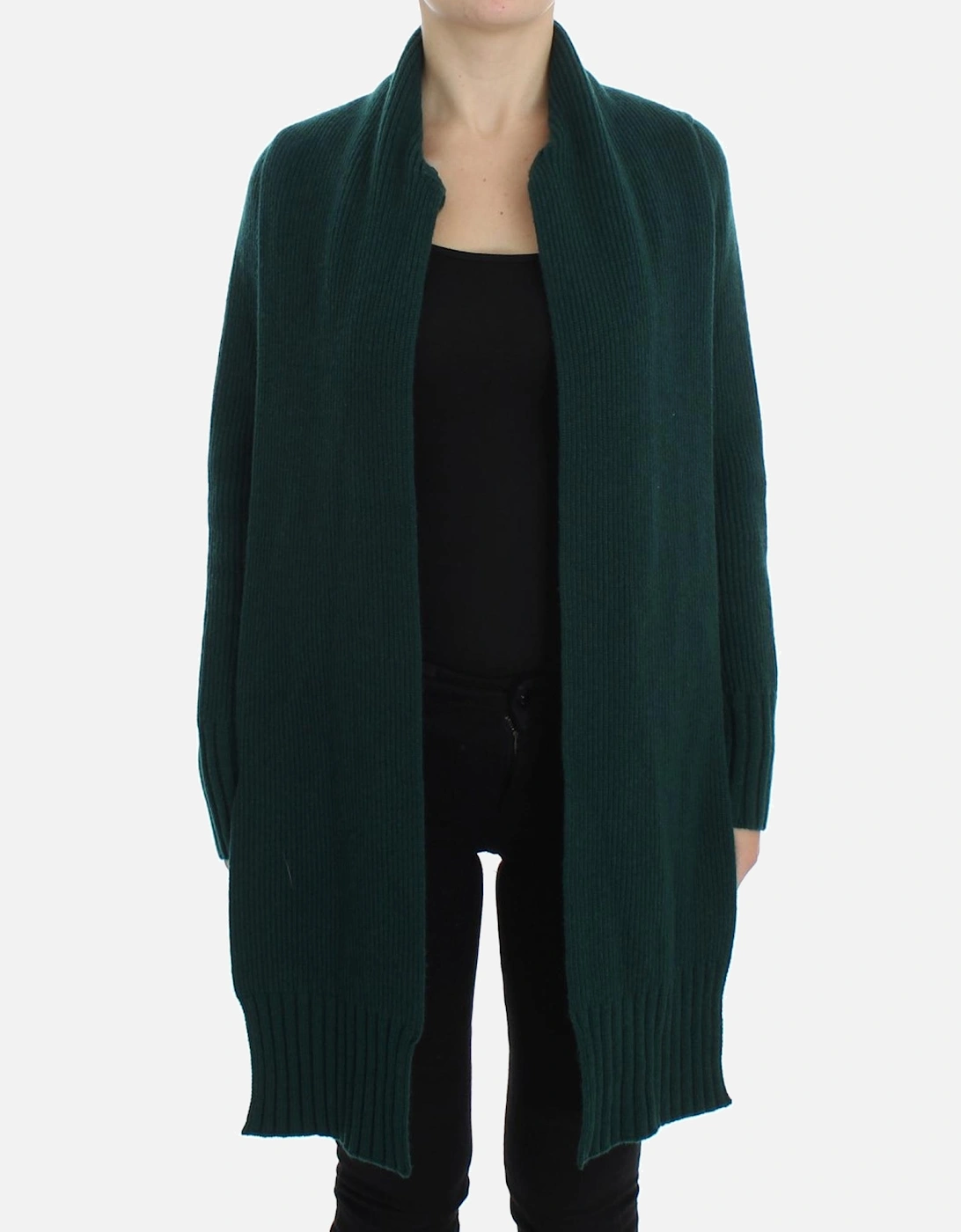 Dolce Gabbana Cardigan Long Sleeves High Neck Women - Green Sweaters