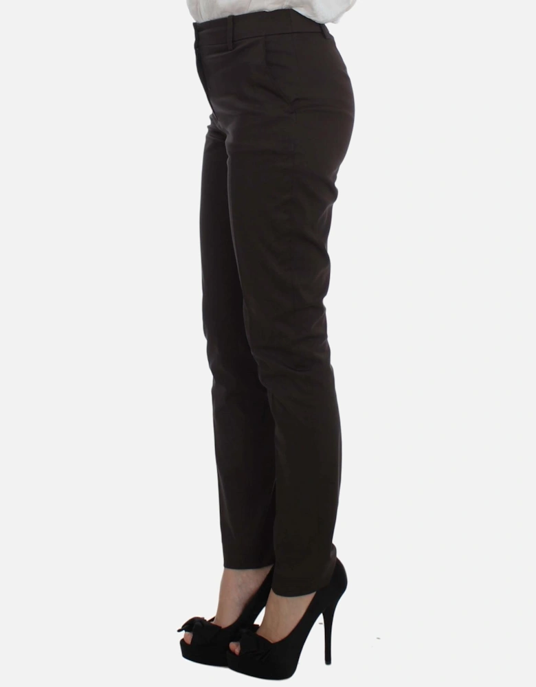 Brown Pantsuit Tailored Professional Look Women Suits