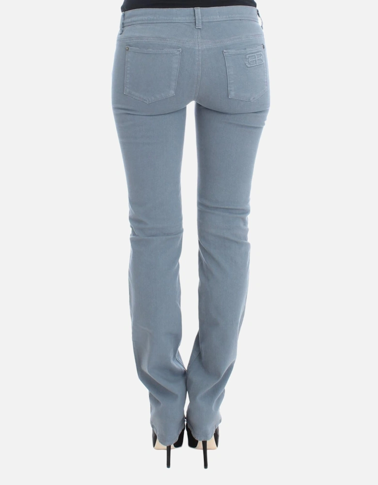 Grey Jeans Straight Leg Women - Blue Jeans