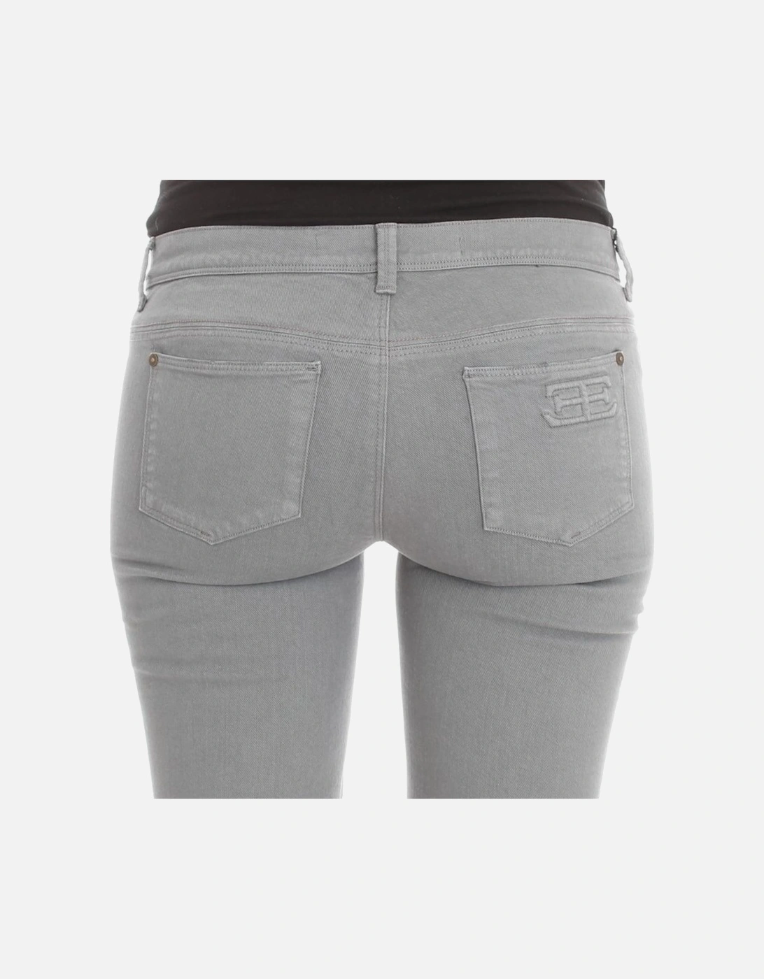 Grey Jeans Straight Leg Women - Blue Jeans