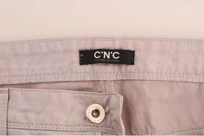 Pants Straight Leg Women - Beige Jeans
