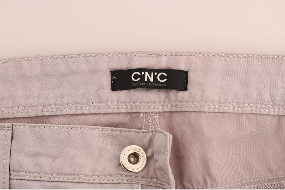 Pants Straight Leg Women - Beige Jeans