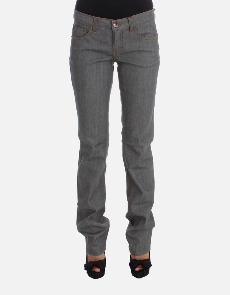 Grey Straight Jeans Women - Gray Jeans