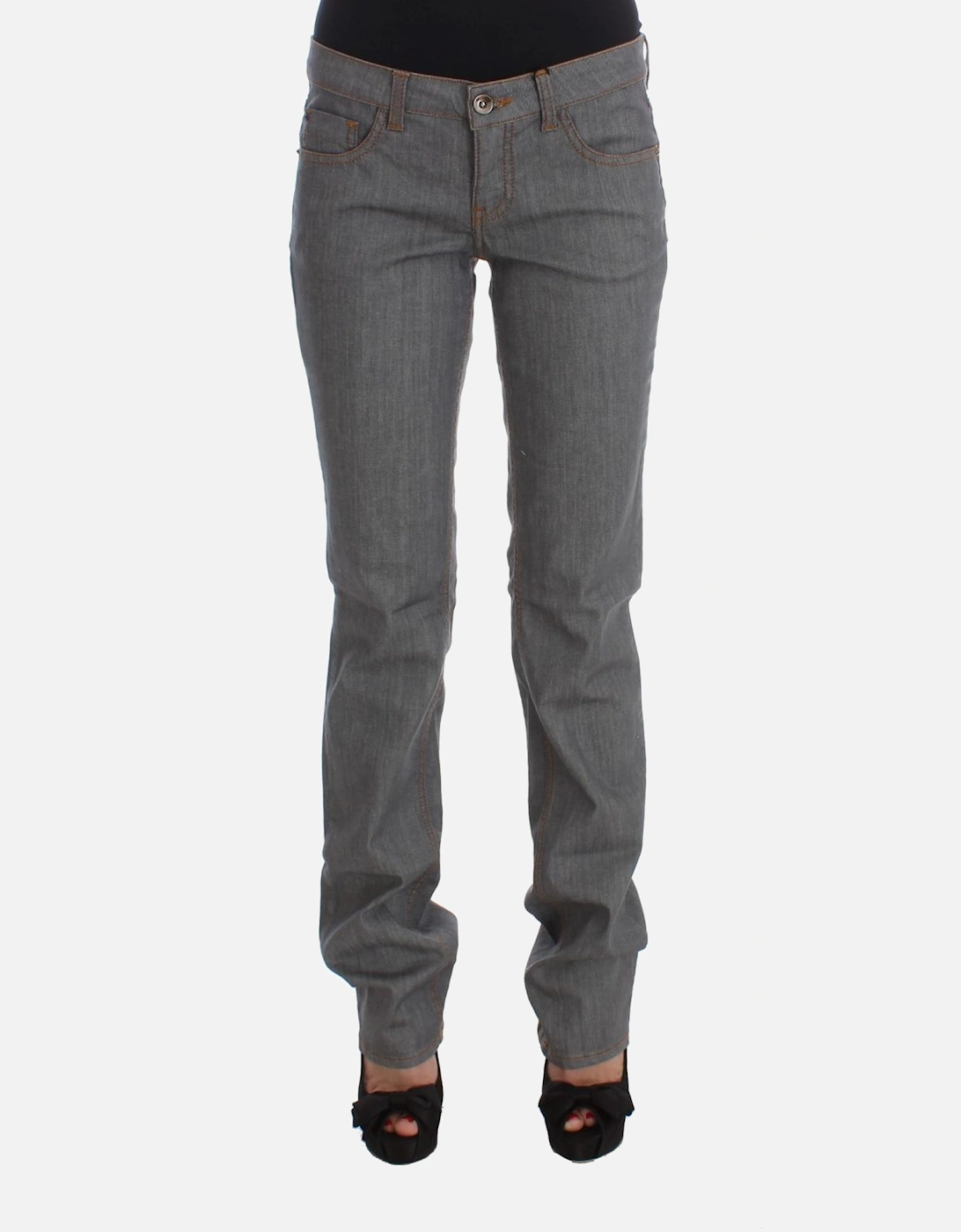 Grey Straight Jeans Women - Gray Jeans, 7 of 6