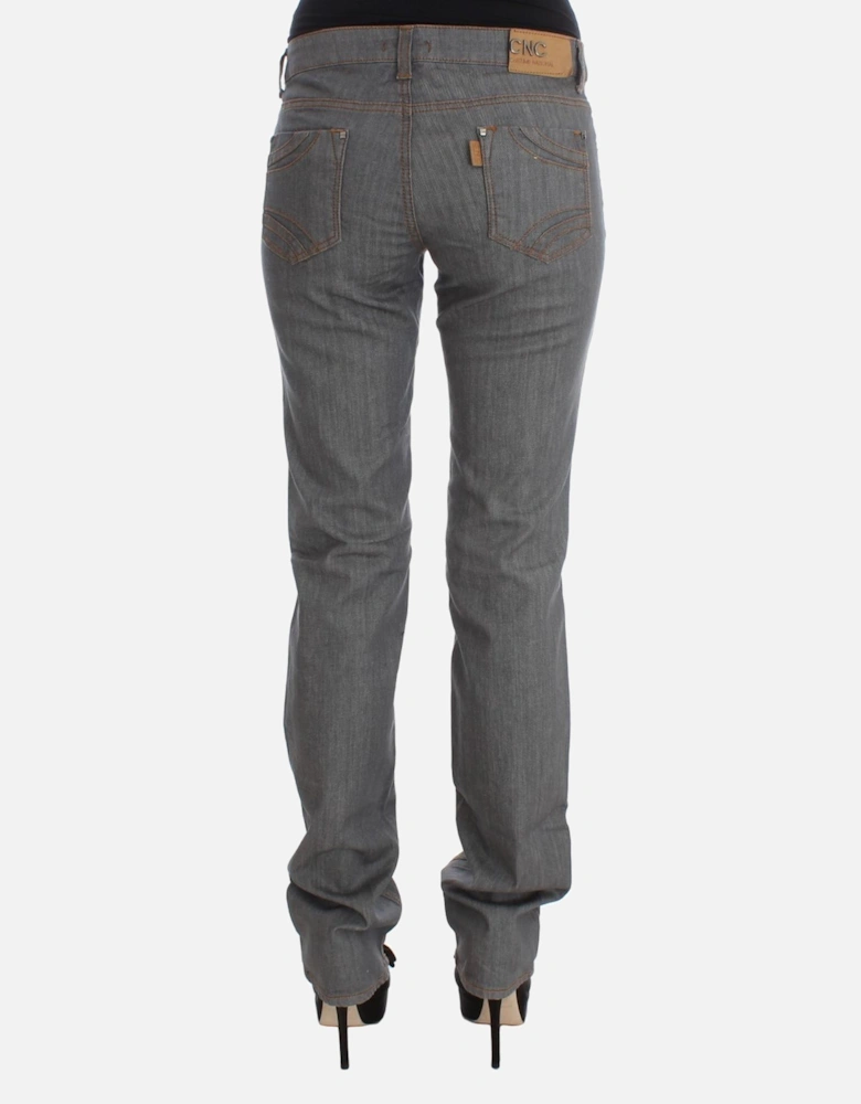 Grey Straight Jeans Women - Gray Jeans