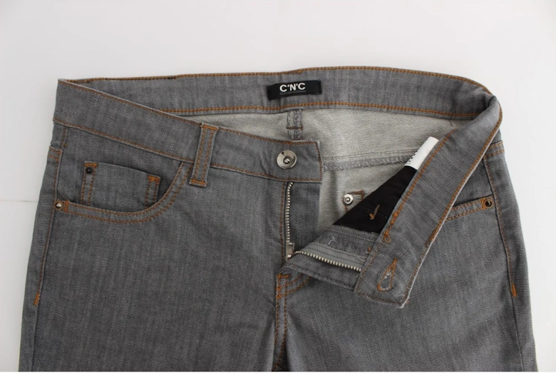 Grey Straight Jeans Women - Gray Jeans